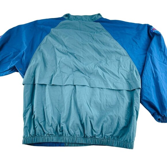 Vintage Reebok Golf Windbreaker Pullover Jacket Large Blue & Purple Nylon - Picture 4 of 4